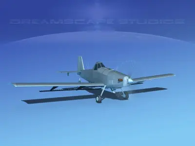 Air Tractor AT-802 Bare Metal 3D model