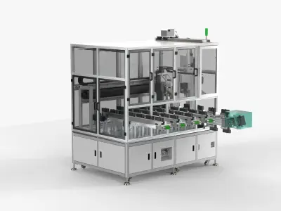 Automatic Power Battery Sorting Machine 3D model