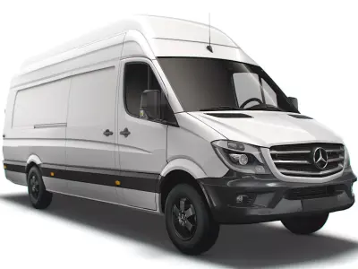 Mercedes Sprinter Cargo Van L4H3 2018 3D model