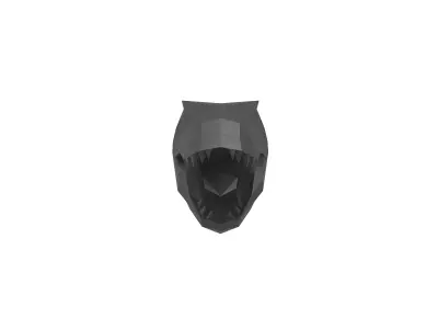 Tyrannosaurus Rex Head v1 001 Low-poly 3D model