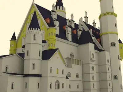 Neuschwastein Castle 3D model