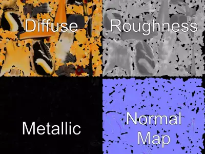 Vibrant Hornbill Bird model pack Low-poly 3D model