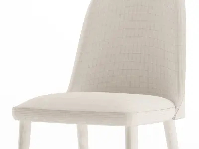 Afra Meka One Barstool Free low-poly 3D model