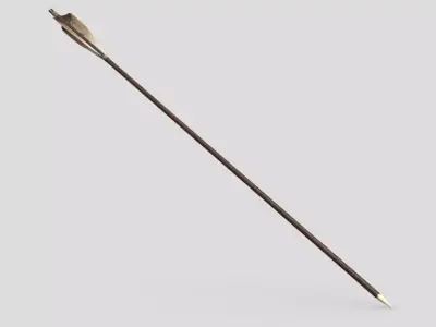 CC0 - Wooden Arrow Free low-poly 3D model
