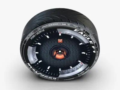 D5 Wheelrim Maresal3d 3D model