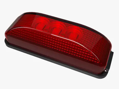 LED Trailer Marker 3D model