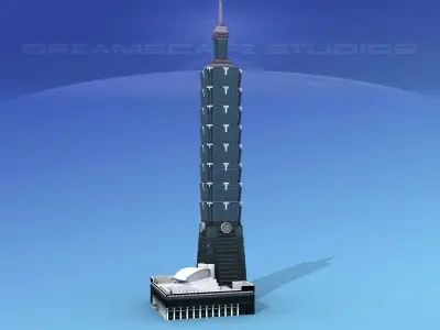 Taipei 101 World Financial Center 3D model