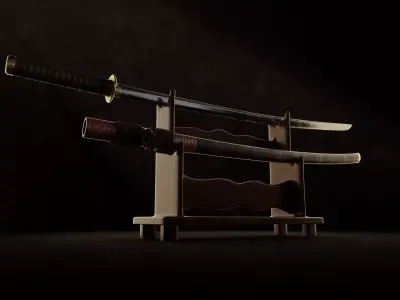 High-Quality Katana 3D Model 3D model