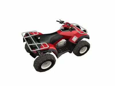 ATV Motorcycle Free low-poly 3D model
