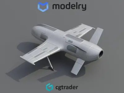 Military USV 3D model
