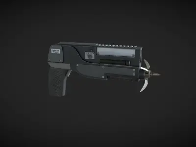 Grappling Gun Free low-poly 3D model
