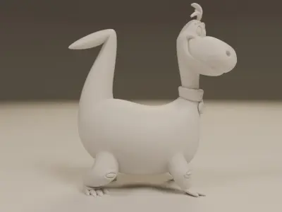 Dino pet 3D print model