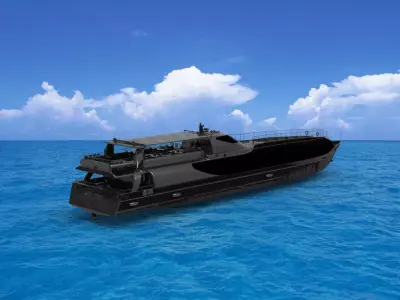 Boating 3D print model