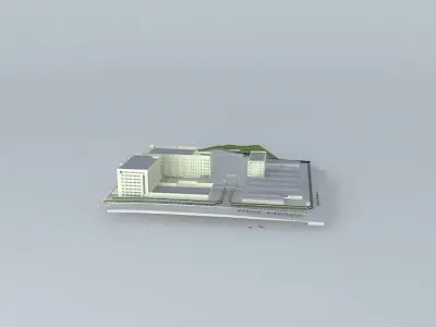 Texas Instrument Site Plan Model 3D model