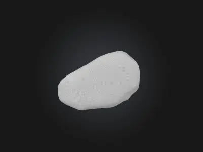 Moonstone Low-poly 3D model