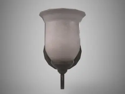 Sconce Light Low-poly 3D model