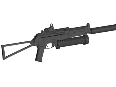 PP-19 Bizon 3D model