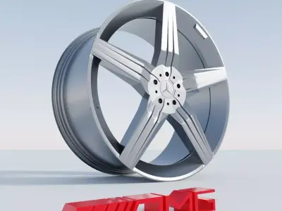 Mercedes-Benz AMG Rims 3D model