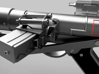 E 11 D Blaster for 1 12 scale  3D print model