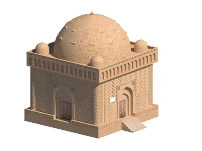 Ismoil somoniy bukhara Uzbekiston 3D MAX 2023 VRAY 8 BY NX 3D model