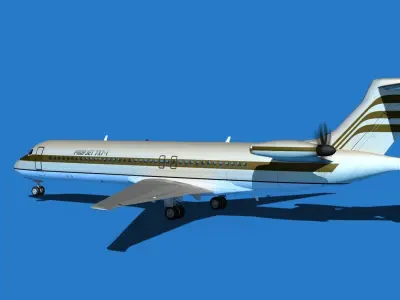 Boeing 7X7-1 Jet Fan V106 3D model