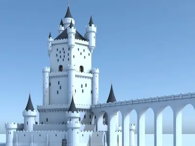 Fantasy Castle 006 3D model