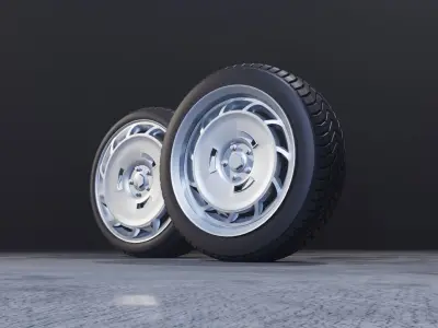 C11SP wheels Low-poly 3D model
