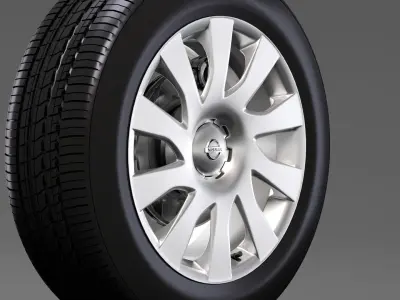 Nissan NV300 Van wheel 2017 3D model