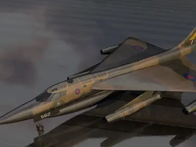 Convair B-58 Hustler 3D model