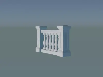 Balustrade 3D print model purchase