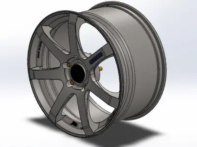ENKEI PF-07 WHEEL 3D model