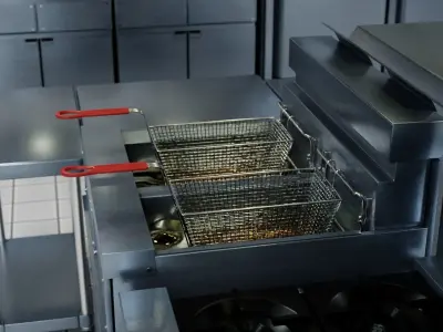 Commercial Kitchen 3D 3D model