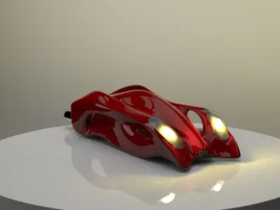 Sub D car Free 3D model