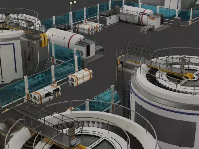 Industrial Kitbash-V7 3D model