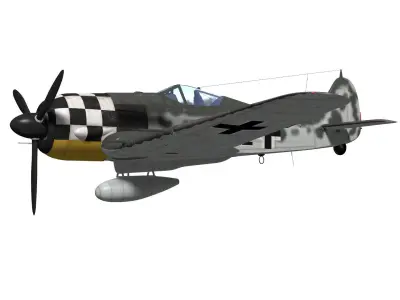 Focke Wulf Fw190 A6 3D model