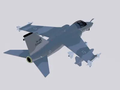International AMX A-1M Brazilian Air Force 3D model