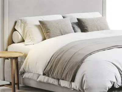 RH Wallace Bed 3D model