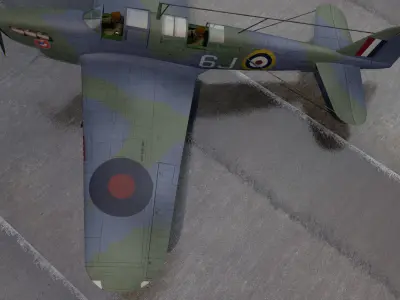 Fairey Fulmar Mk-1 3D model