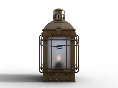 Ships Lantern Low-poly 3D model