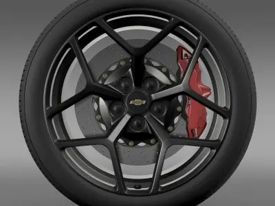 Chevrolet Camaro Z28 2014 wheel 3D model