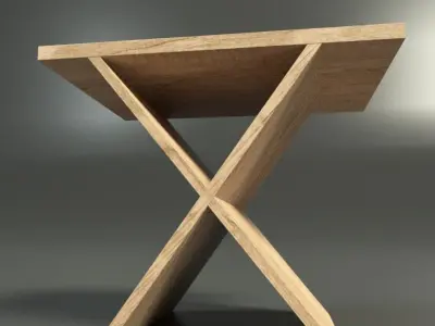 Coffee Table Free 3D model 16