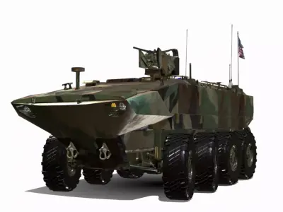  ACV 8x8 Low-poly 3D model