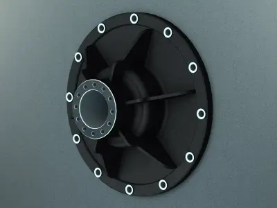 Precision Casting for Pump Cover 3D model