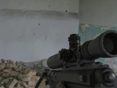 Sniper House - 4K Ultra Realistic Scene 3D model