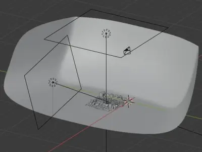 A set of products drinks kitchen utensils Low-poly 3D model