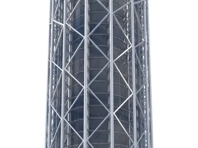 Commercial Building-011 Office Tower 3D model