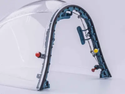  Canopy frame for TAMIYA F4U-1A and F4U-1D Corsair 3D print model