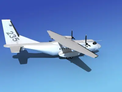 Casa CN-235 CASA 3D model