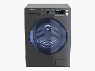 Inox Samsung WW6800 Washer 3D model
