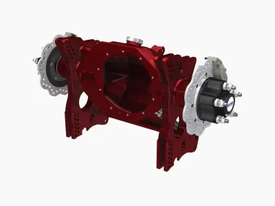 HCD Daddy Dave rear end Low-poly 3D model